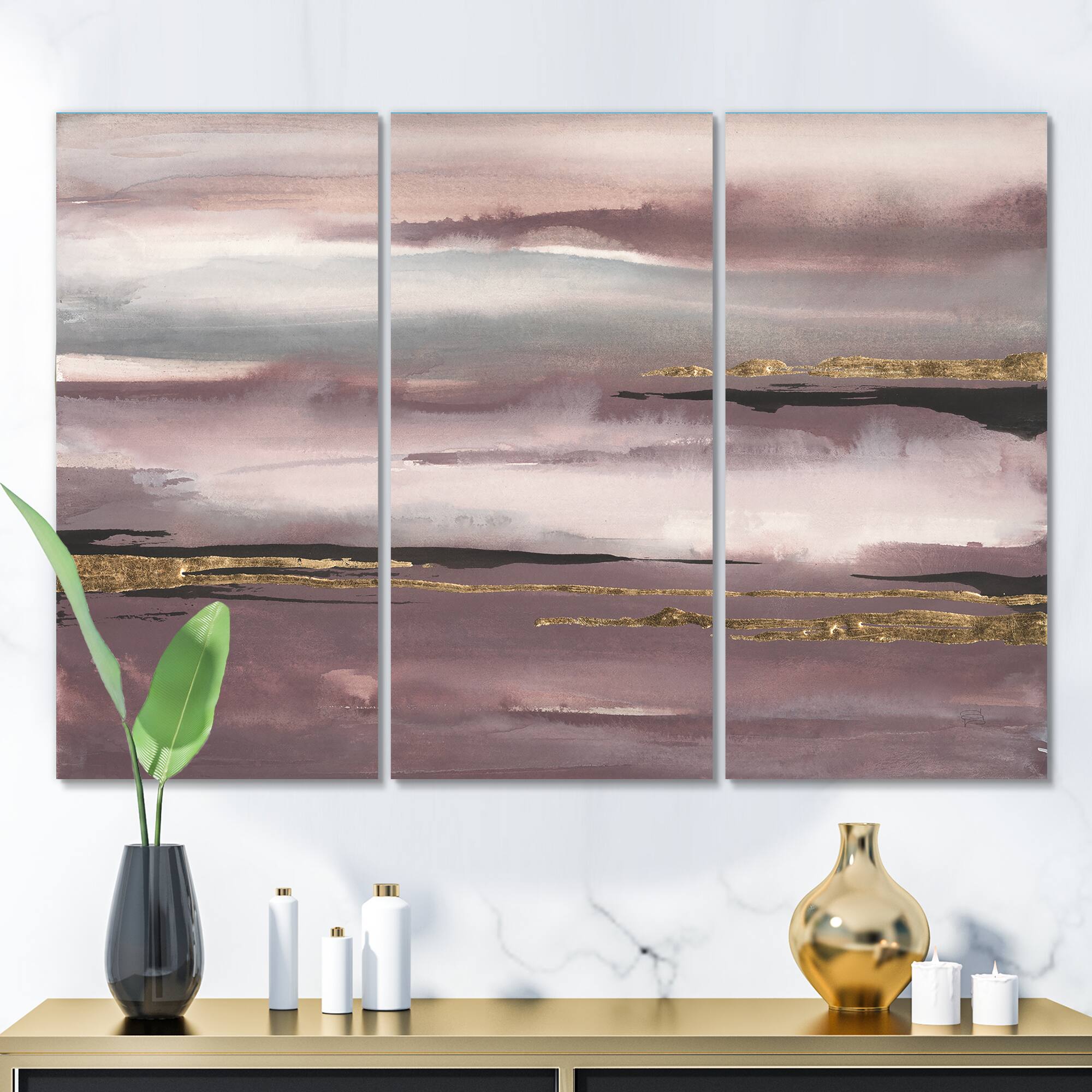 Designart - Purple Glam Storm IV
